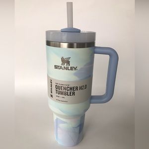 Stanley Clean Slate Quencher H2.0 Flowstate Tumbler 40oz Cool Serene Brushstroke